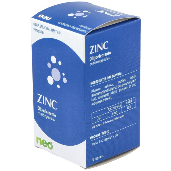 Zinc Microgranulos Neo 50Cap.