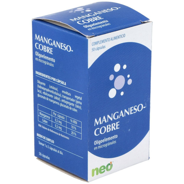 Manganeso-Cobre Microgranulos Neo 50Cap.