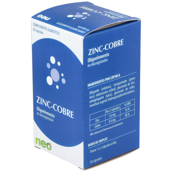 Zinc-Cobre Microgranulos Neo 50Cap.