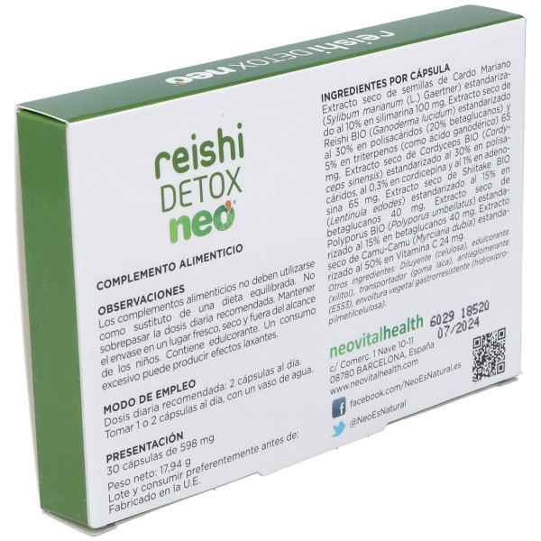 Reishi Detox Neo 30Cap.
