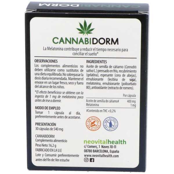 Cannabidorm 30Cap.