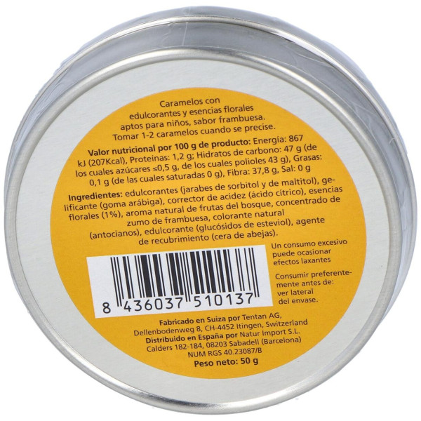 Sos Flores De Bach Bombons Caramelos Lata 50Gr.