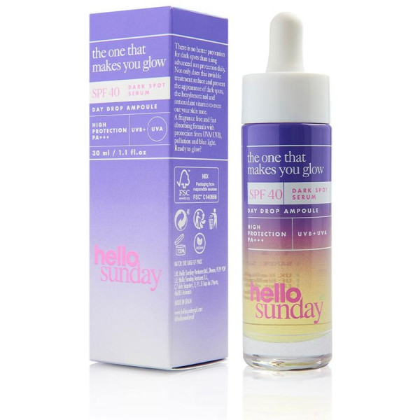 Hello Sunday The One That Makes You Glow Dark Spot Sérum Spf40 30Ml