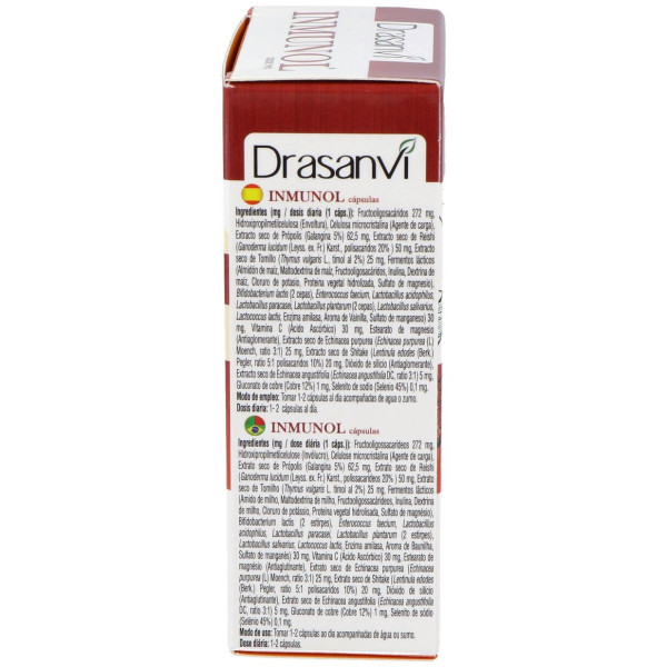 Drasanvi Inmunol Suplemento Dietético Para El Sistema Inmunitario 36 Cápsulas Vegetales