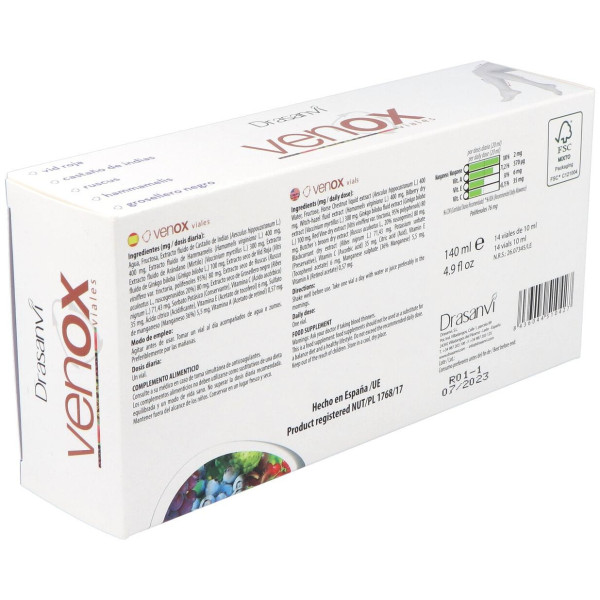 Drasanvi Venox Viales 14X10Ml