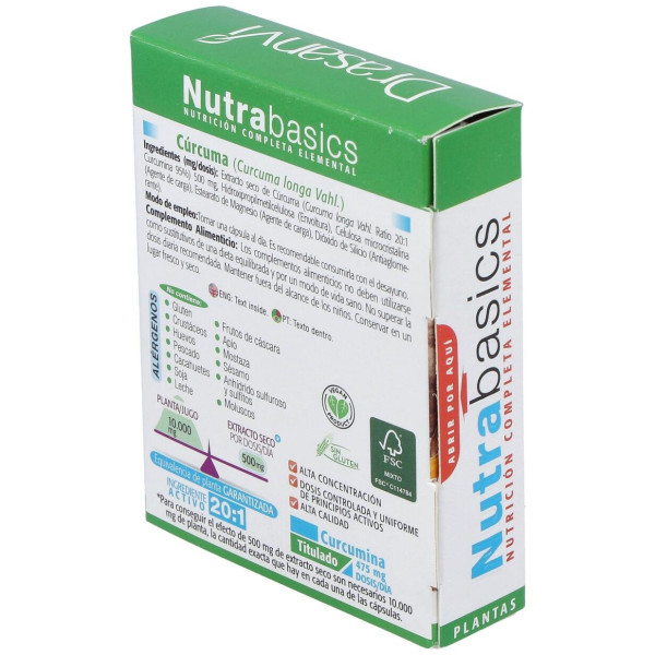Drasanvi Curcuma Nutrabasicos 24 Capsulas