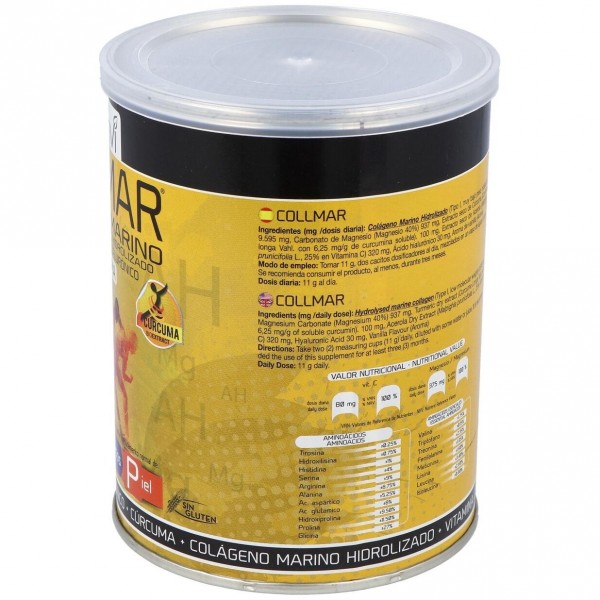 Drasanvi Collmar® Colágeno Marino + Magnesio + Cúrcuma Sabor Vainilla 300G