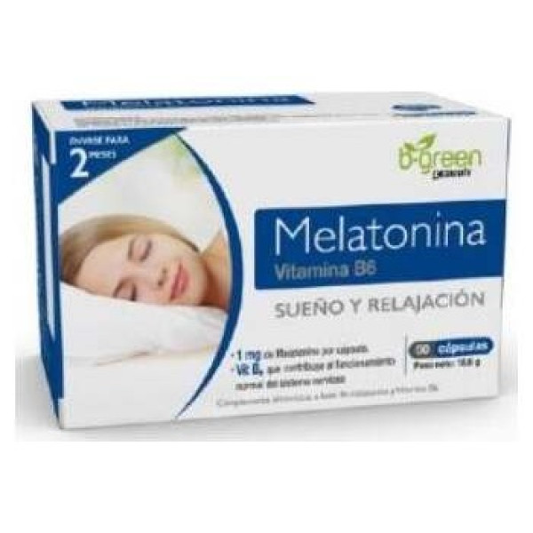 B Green Melatonina 60Caps