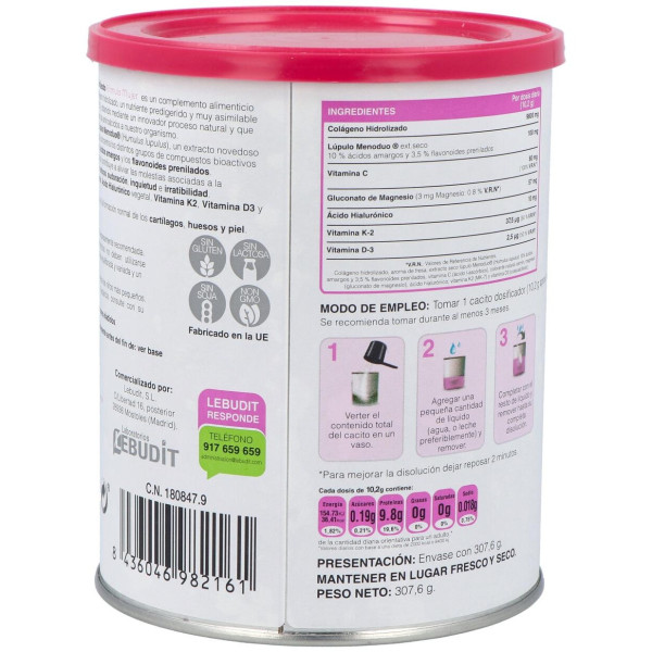 Colageno Hidrolizado Formula Mujer 300Gr.