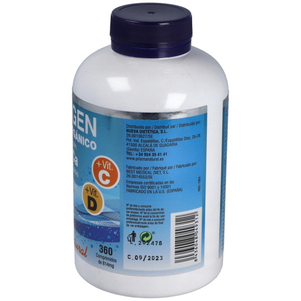 Prisma Natural Colagen Plus Con Silicio Orgánico, Magnesio Y Calcio 360 Comprimidos