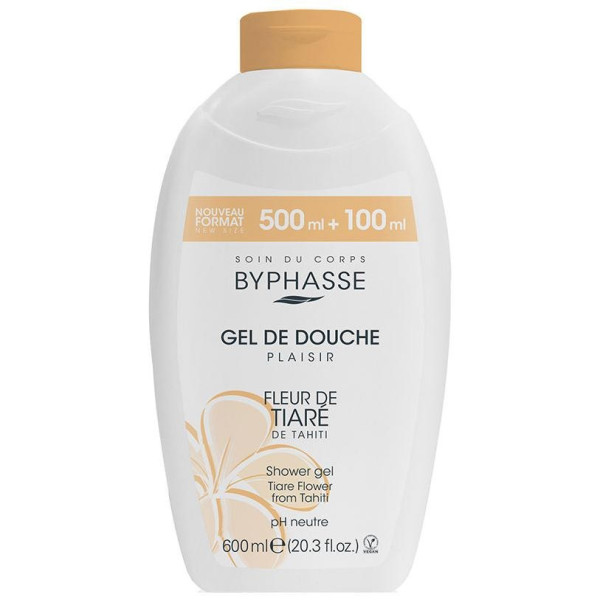 Byphasse Plaisir Gel Ducha Flor De Tiaré 600Ml