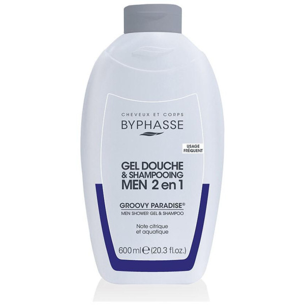 Byphasse Groovy Paradise Men 2 En 1 600Ml