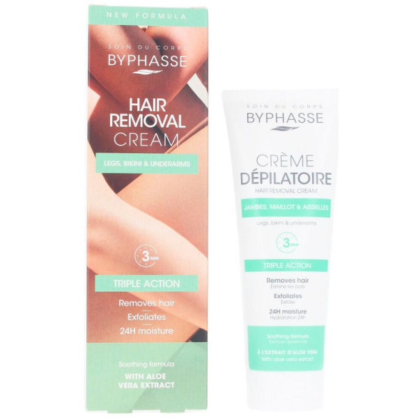 Crema Depilatoria Extracto De Aloe Vera 125 Ml 2