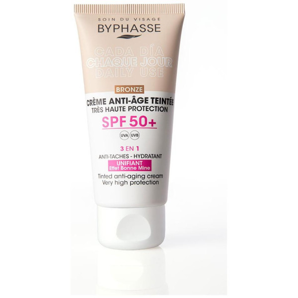 Crema Facial Antiedad Con Color Spf50+ Bronze 50 Ml