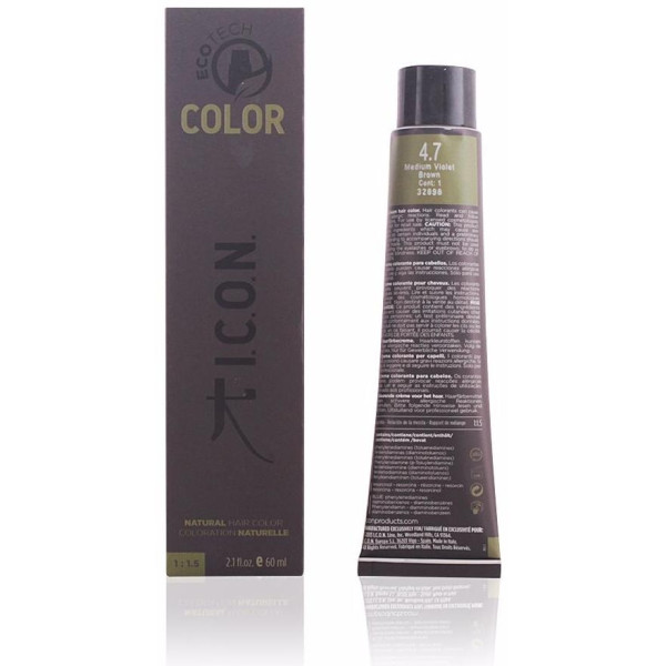 I.C.O.N. Ecotech Color Tinte Nro 4_7 Medium Violet Brown 60Ml