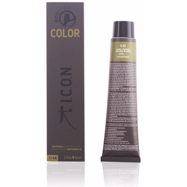Ecotech Color 6.43 Dark Copper Golden Blonde