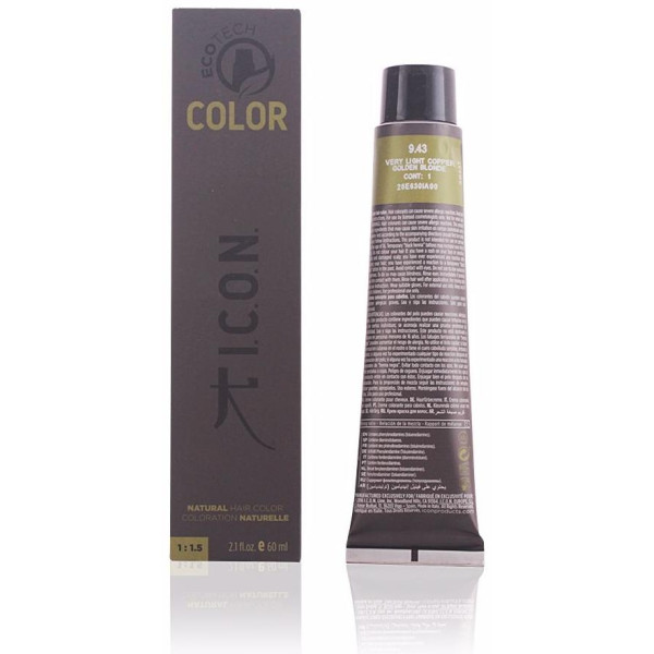 Ecotech Color 9.43 Very Light Copper Golden Blonde
