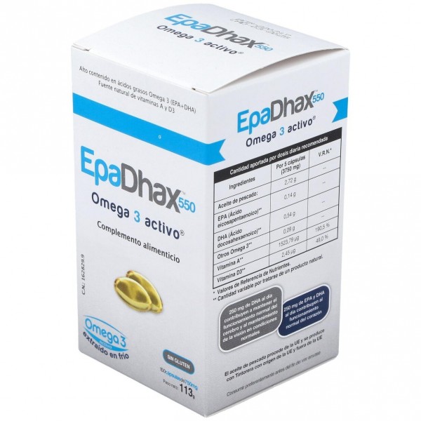 Epadhax Omega 3 Activo 550 Mg 150 Cápsulas