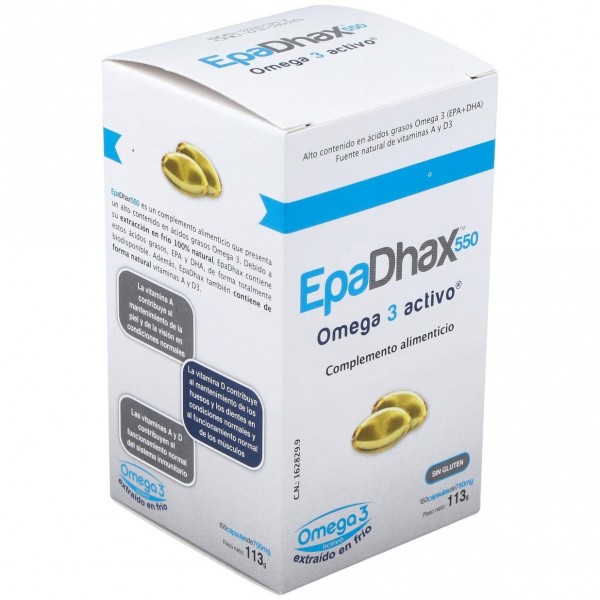 Epadhax Omega 3 Activo 550 Mg 150 Cápsulas