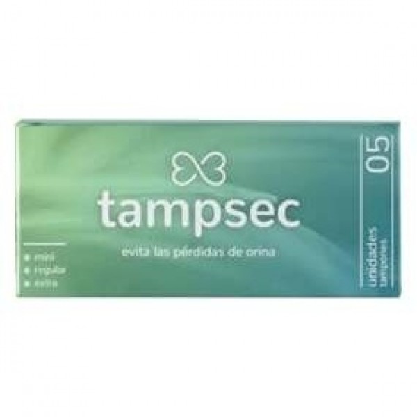 Tampsec Tampon Incontinencia Urinaria Regular 5Uds