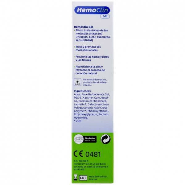 Hemoclin Gel Hemorroidal, 37 G