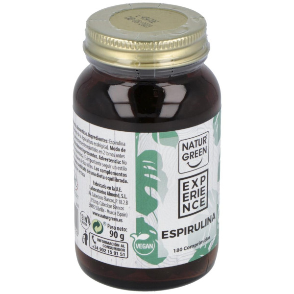 Naturgreen Espirulina Ecológica 180 Comprimidos