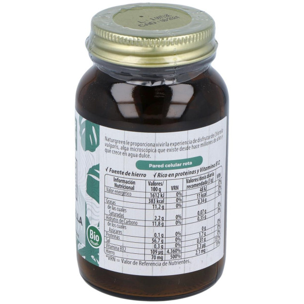 Naturgreen Experience Chlorella Ecológica 180Comp
