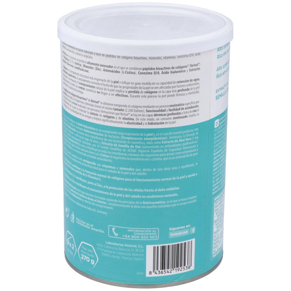 Colageno Bioactivo Piel Y Cabello 270Gr. Forticoll