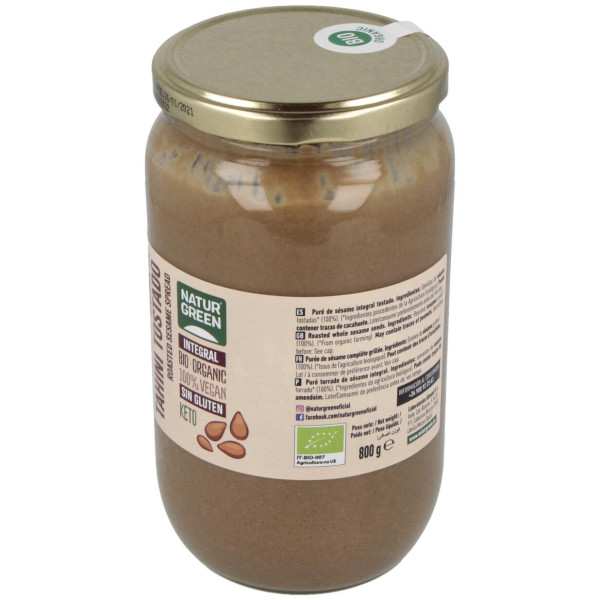 Naturgreen Tahín Ecológico De Sésamo Tostado 800 G