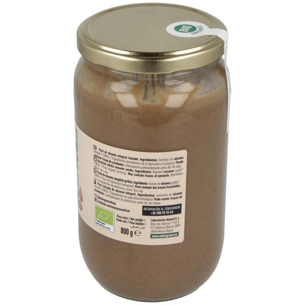 Naturgreen Tahín Ecológico De Sésamo Tostado 800 G