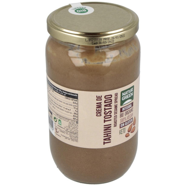 Naturgreen Tahín Ecológico De Sésamo Tostado 800 G
