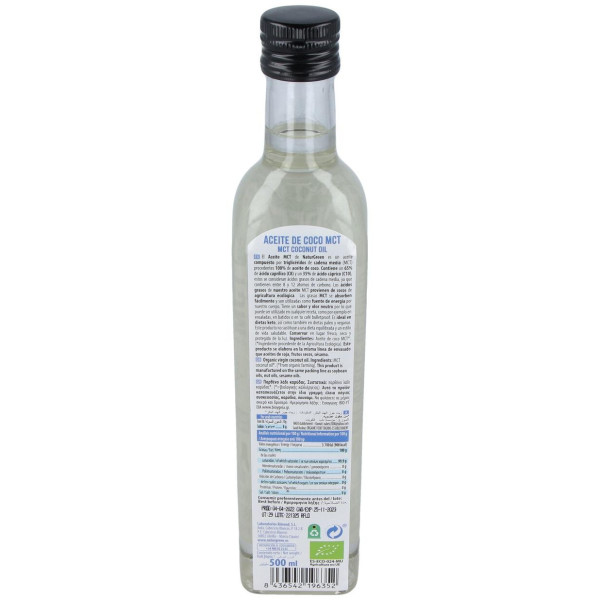 Naturgreen Aceite De Coco Mct Bio 500Ml