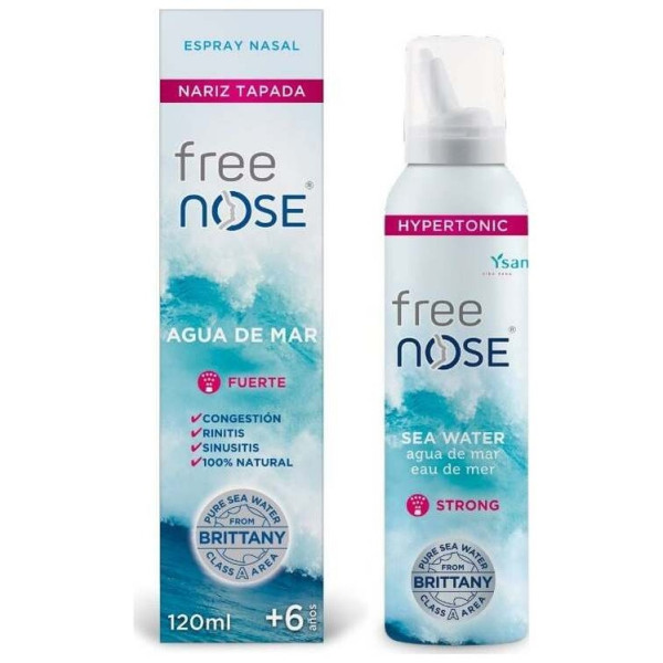 Freenose Hypertonic Sea Water Fuerte Spray Nasal 120Ml
