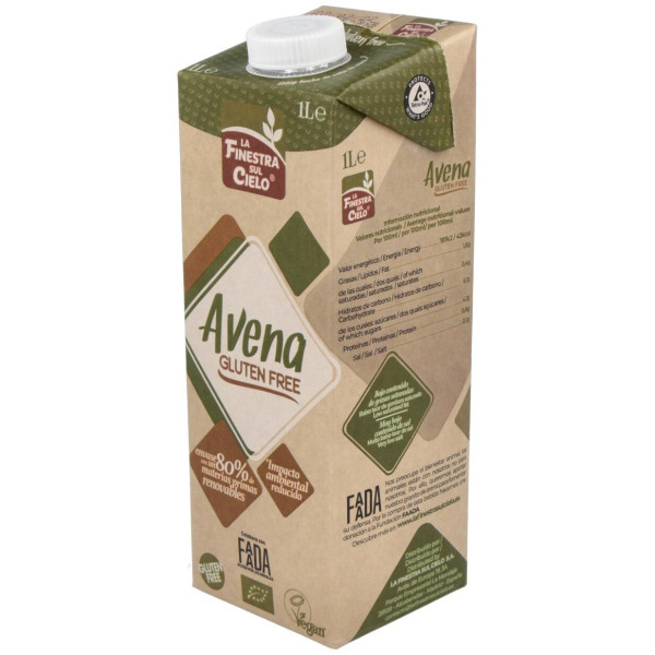 Bebida Vegetal De Avena 1Lt 6Uds. Bio Sg Vegan