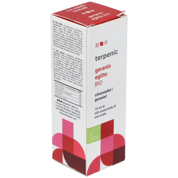 Geranio Aceite Esencial Alimentario Bio 10Ml.