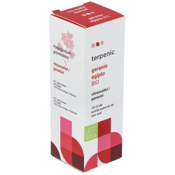 Geranio Aceite Esencial Alimentario Bio 10Ml.