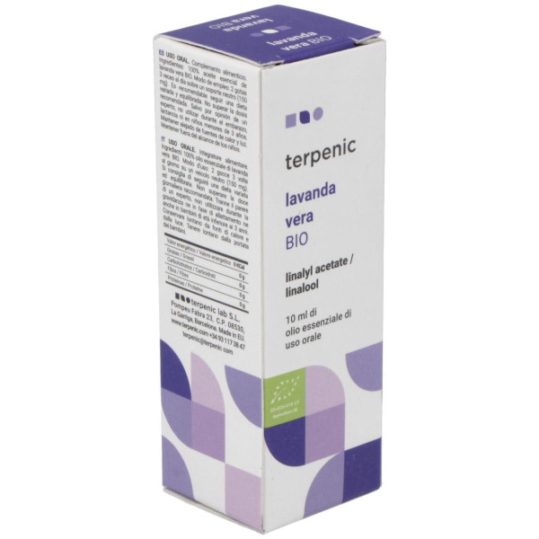 Lavanda Aceite Esencial Alimentario Bio 10Ml.