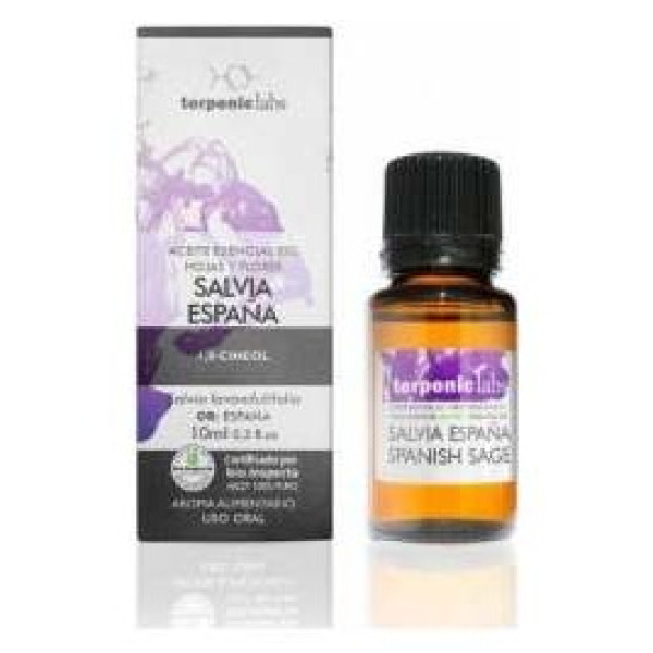 Salvia España Aceite Esencial Alimentario Bio 10Ml