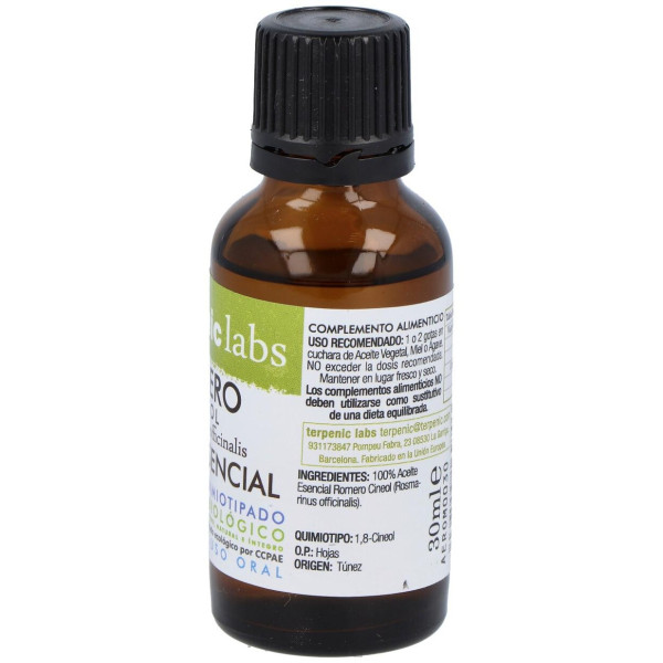 Romero Cineol Aceite Esencial Bio 30Ml.