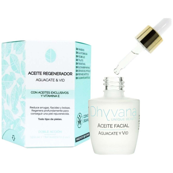 Aceite Regenerador Dhyvana Unique Beauty® Aguacate Y Vid 30Ml