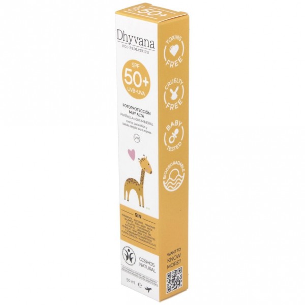 Protector Solar Dhyvana Eco Pediatrics® Spf50+