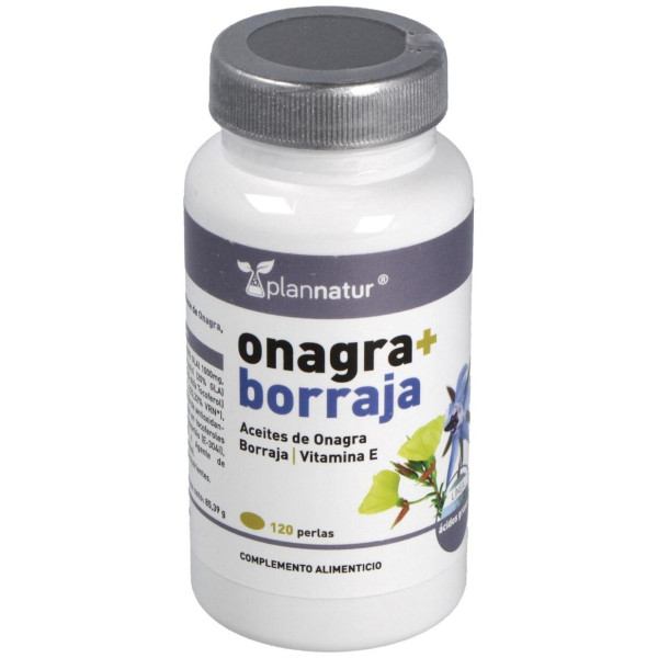 Plannatur Onagra + Borraja + Vitamina E 500Mg 120Caps