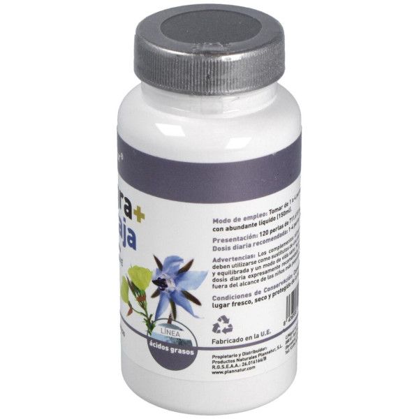 Plannatur Onagra + Borraja + Vitamina E 500Mg 120Caps