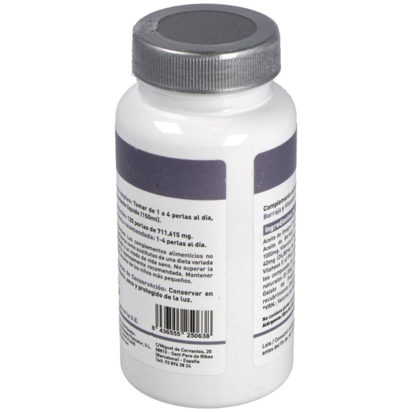 Plannatur Onagra + Borraja + Vitamina E 500Mg 120Caps