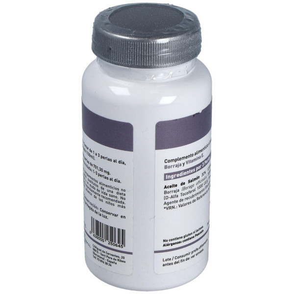 Omega 3+6 Borraja + Salmon 500Mg. 120Perlas