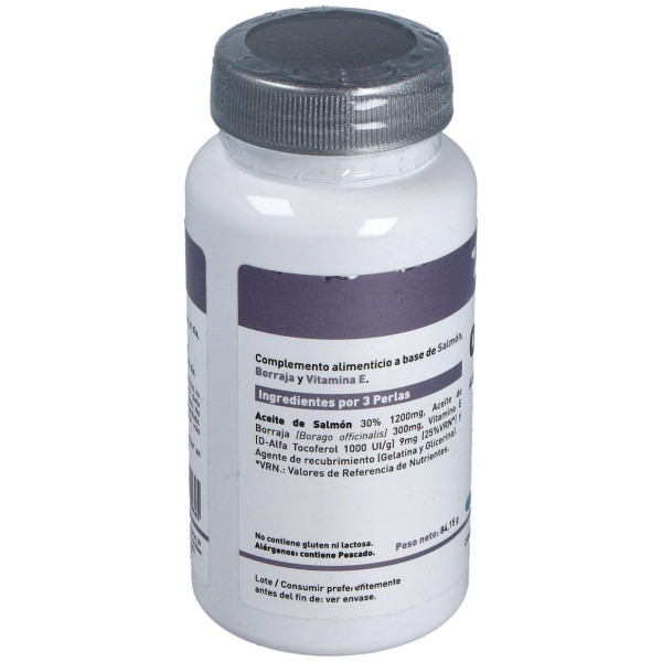 Omega 3+6 Borraja + Salmon 500Mg. 120Perlas