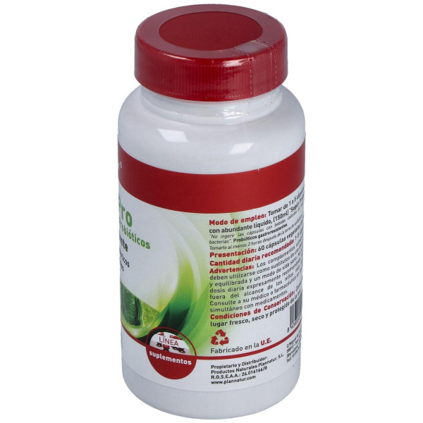 Prebioticos + Probioticos 60Cap.