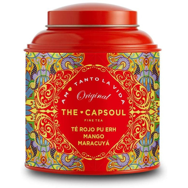 The Capsoul Té Rojo Pu Erh Mango Maracuyá 100G