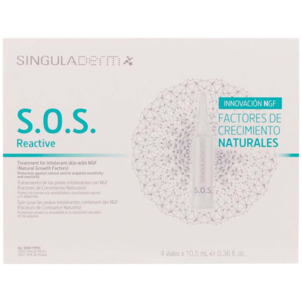 Singuladerm S.O.S Reactive 4 Viales X 10,5Ml
