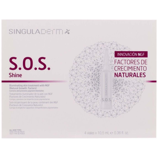 Singuladerm S.O.S Shine 4 Viales X 10,5 Ml